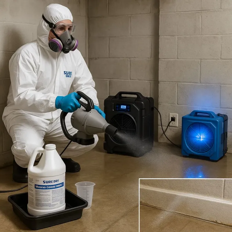 Sanitization and Odor Removal process in Bethel, NC